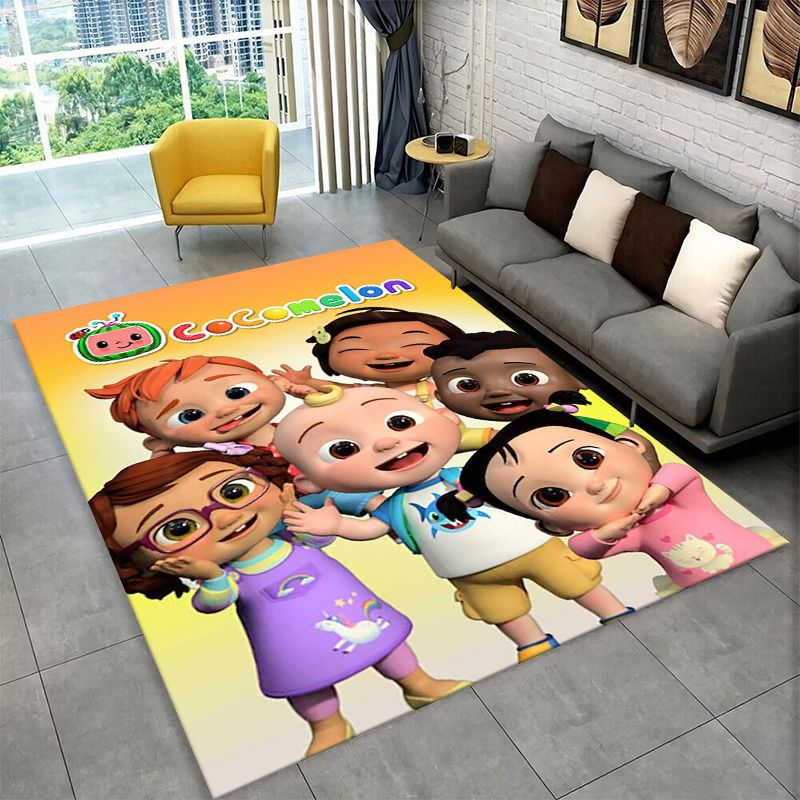 Kids Outdoor Area - Tapete antiderrapante para sala de estar