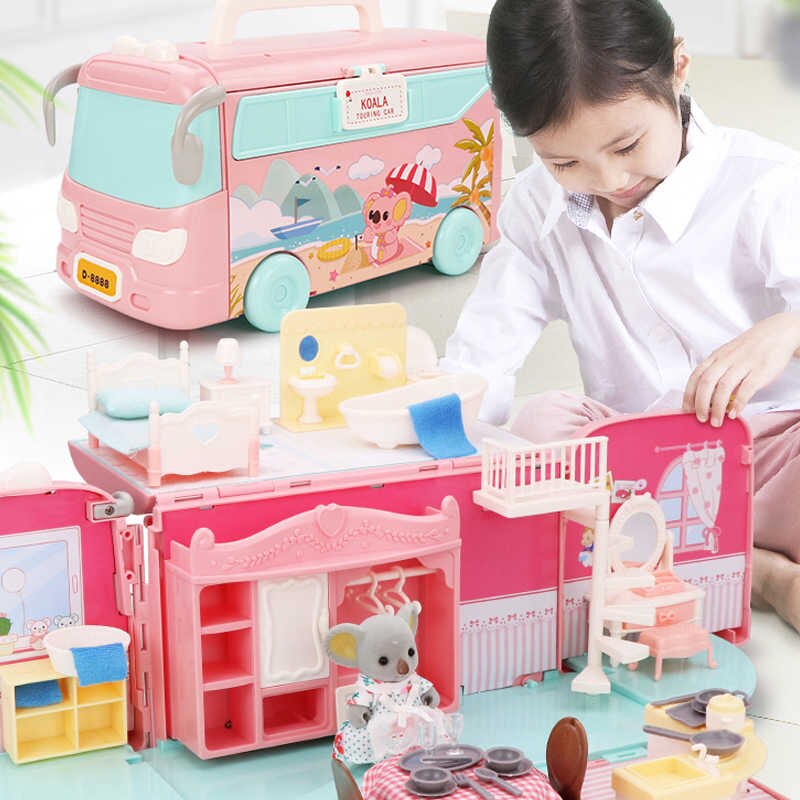 Casa de Bonecas Koala com Bone - Kids Outdoor Kitchen Accessories avaliação e preço